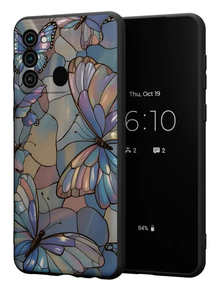 FACTORIA Чехол на Tecno Spark 8C GO 2022 с принтом Бабочки