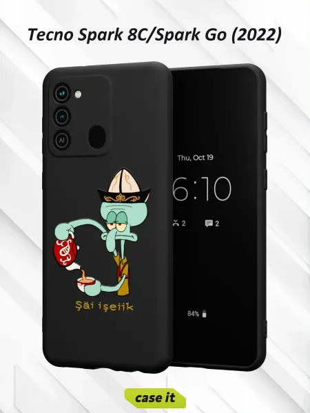 Case it Чехол на Tecno Spark 8C GO 2022с принтом ШШС