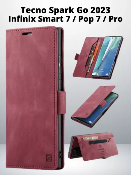 AksPhone Чехол на Tecno Spark Go 2023, Pop 7, Infinix Smart 7 книжка