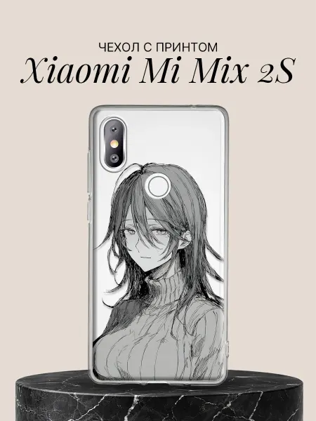 Xiaomi Чехол на Mi Mix 2S с принтом Аниме портрет девушки