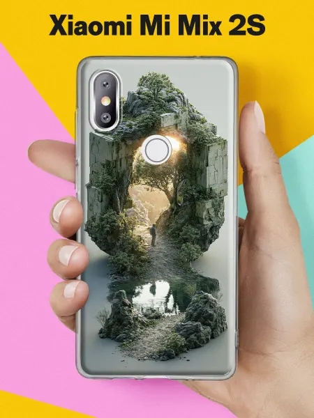 Xiaomi Чехол на Mi Mix 2S с принтом Арка в затерянный мир