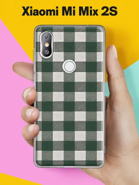 Xiaomi Чехол на Mi Mix 2S с принтом Клетчатый узор