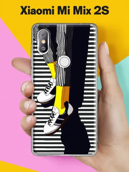 Xiaomi Чехол на Mi Mix 2S с принтом Стильные кроссовки