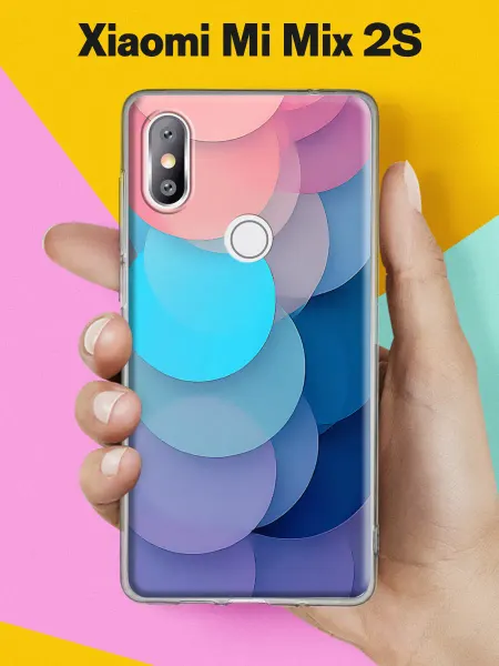 Xiaomi Чехол на Mi Mix 2S с принтом Нежные круги