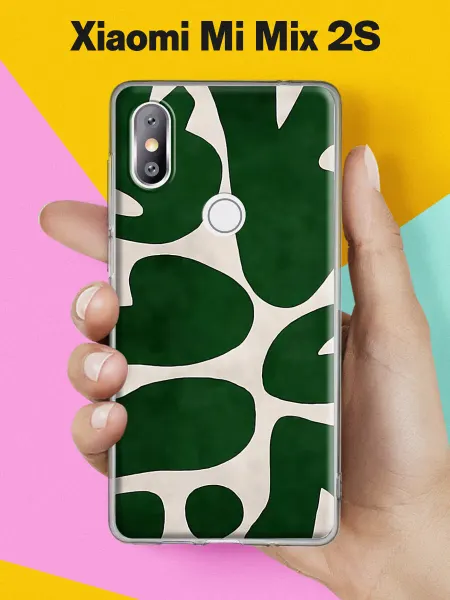 Xiaomi Чехол на Mi Mix 2S с принтом Тропические листья