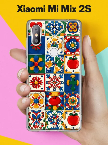 Xiaomi Чехол на Mi Mix 2S с принтом Плиточная мозаика