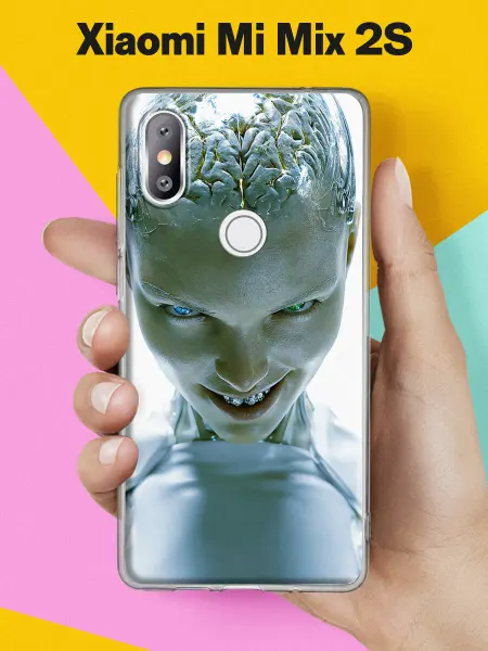 Xiaomi Чехол на Mi Mix 2S с принтом Мозг природы