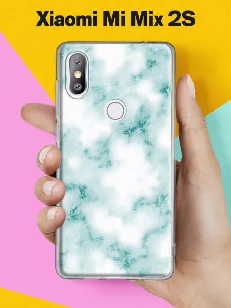 Xiaomi Чехол на Mi Mix 2S с принтом Нежный мрамор