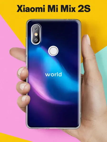 Xiaomi Чехол на Mi Mix 2S с принтом Неоновое сияние