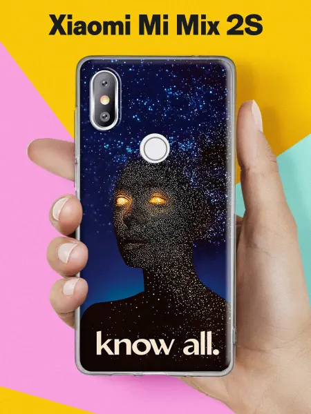 Xiaomi Чехол на Mi Mix 2S с принтом Космическое сознание