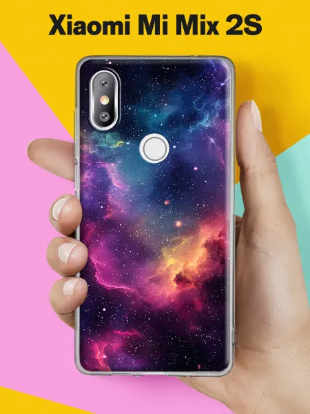Xiaomi Чехол на Mi Mix 2S с принтом Космическая туманность