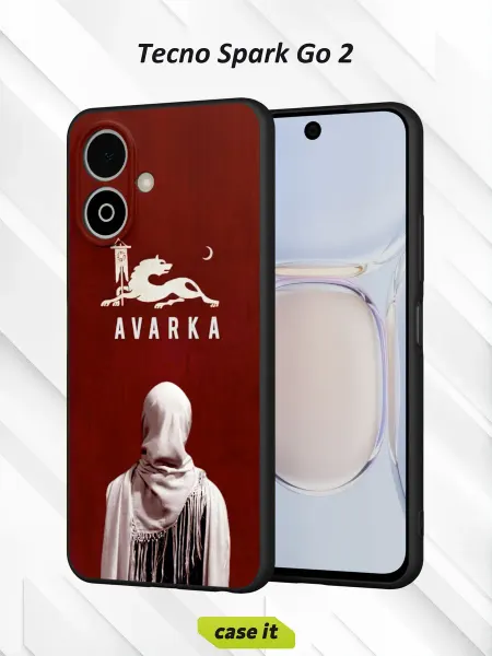Case it Чехол на Tecno Spark Go 2с принтом Аварка