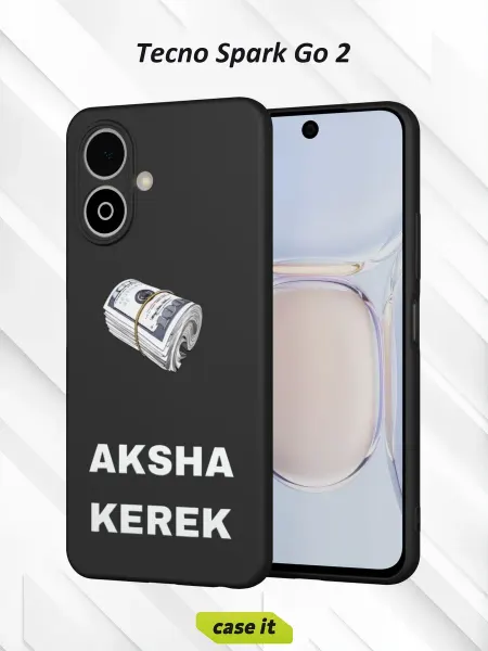 Case it Чехол на Tecno Spark Go 2с принтом Нужны деньги