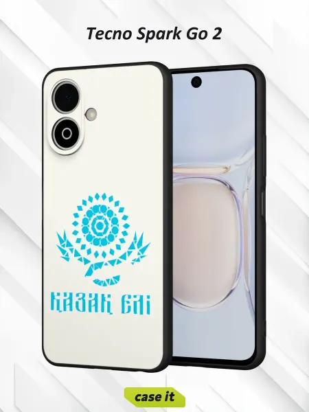 Case it Чехол на Tecno Spark Go 2с принтом Казахстан