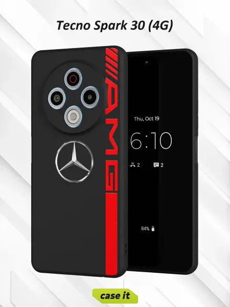Case it Чехол на Tecno Spark 30 4G классическая эмблема Mercedes