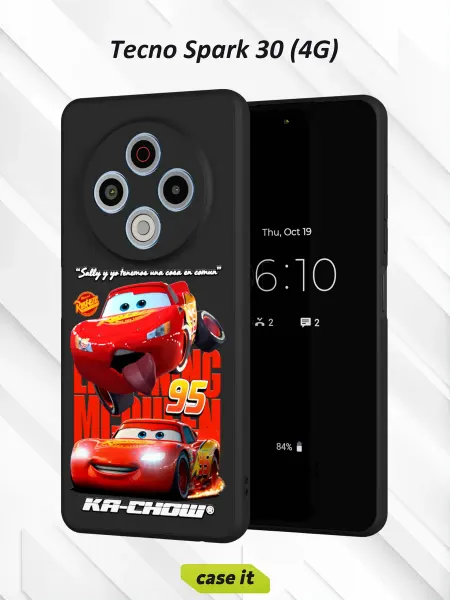 Case it Чехол на Tecno Spark 30 4Gс принтом The red car