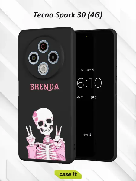 Case it Чехол на Tecno Spark 30 4Gс принтом Флаг