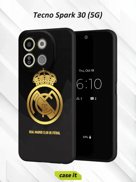 Case it Чехол на Tecno Spark 30 5G с принтом The Real logo