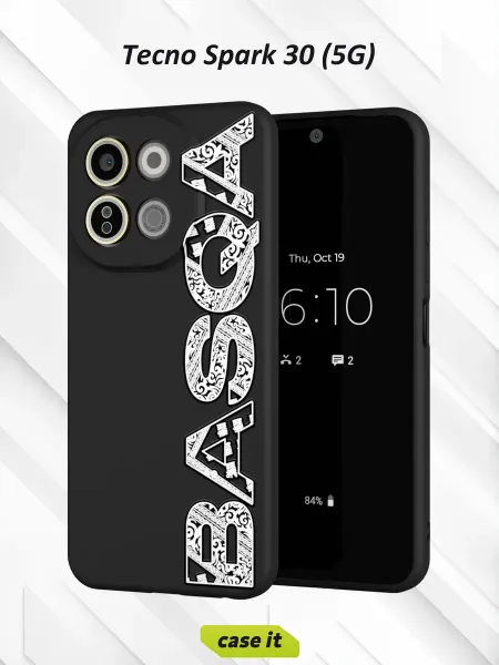 Case it Чехол на Tecno Spark 30 5Gс принтом BASGA