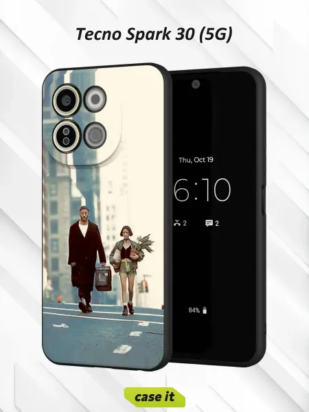 Case it Чехол на Tecno Spark 30 5Gс принтом Леон
