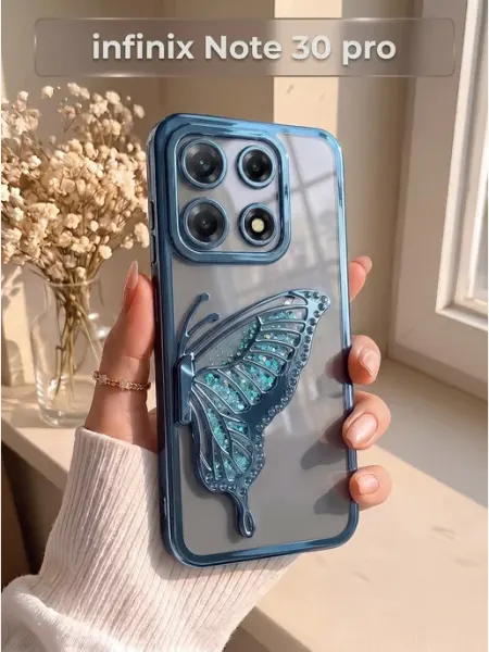 РИНОФОН Чехол с бабочкой на Infinix Note 30 Pro