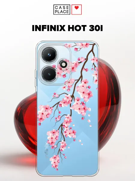 Case Place Чехол на Infinix Hot 30i сакура