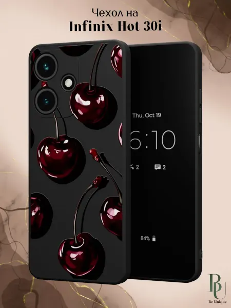 Infinix Чехол на HOT 30i с принтом Вишни