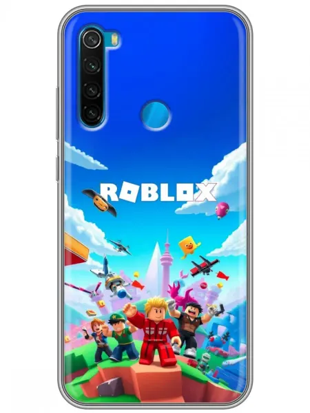 360skin Чехол на Xiaomi RedMi Note 8 Roblox Роблокс
