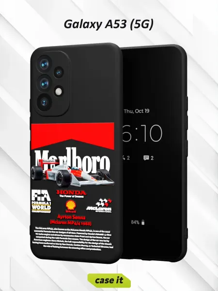 Case it Чехол на Samsung A53 5Gс принтом McLaren MP4 4