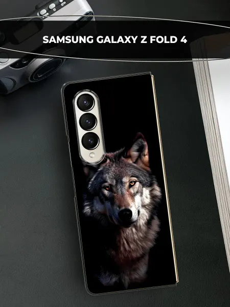 Samsung Чехол на Galaxy Z Fold 4 волк