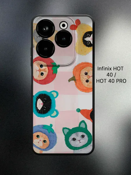 ANP Case Чехол на Infinix HOT 40 с котиками