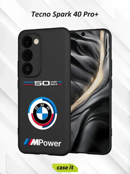 Case it Чехол на Tecno Spark 40 Pro+ с принтом Motorsport BMW