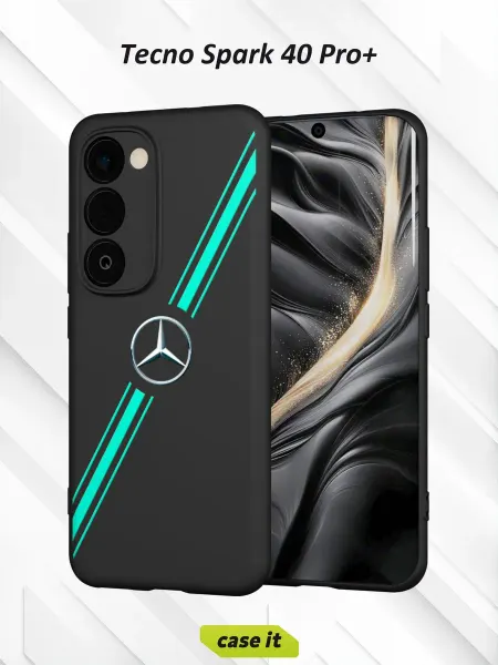 Case it Чехол на Tecno Spark 40 Pro+ принт Mercedes-AMG Petronas F1