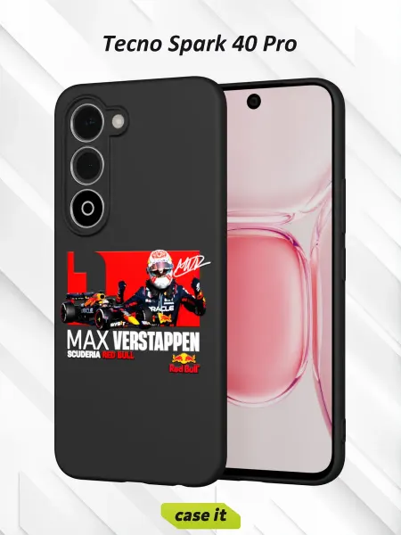 Case it Чехол на Tecno Spark 40 Proс принтом Max Verstappen