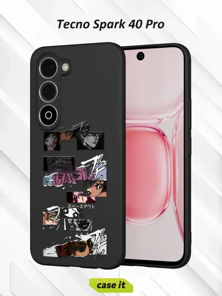 Case it Чехол на Tecno Spark 40 Proс принтом Аниме