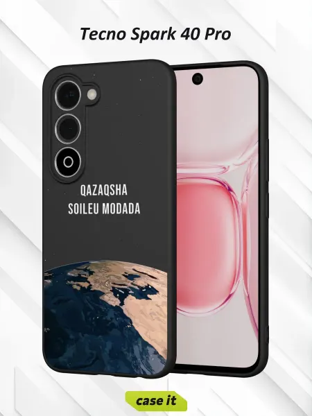 Case it Чехол на Tecno Spark 40 Proс принтом Планета Земля