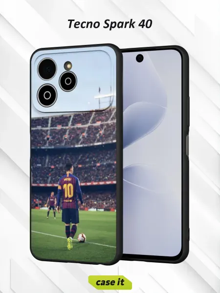 Case it Чехол на Tecno Spark 40 с принтом Месси Лео