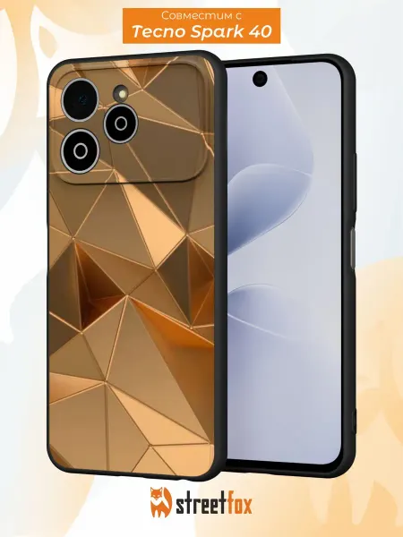 Street Fox Чехол на Tecno Spark 40 с эстетичным принтом