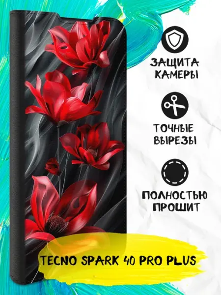 Joker Mobile Чехол для Tecno Spark 40 Pro Plus черный с картинкой