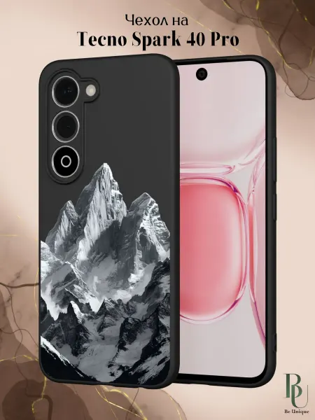 Be Unique Чехол на Tecno Spark 40 Pro Горы
