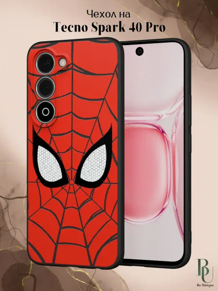 Be Unique Чехол на Tecno Spark 40 Pro Человек Паук
