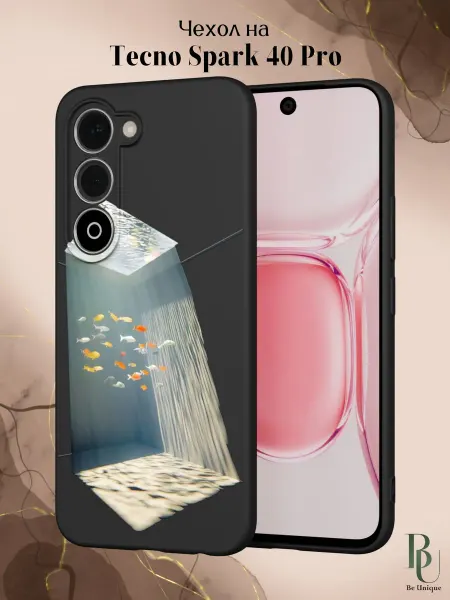 Be Unique Чехол на Tecno Spark 40 Pro Рыбки