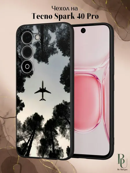 Be Unique Чехол на Tecno Spark 40 Pro Самолет