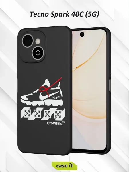 Case it Чехол на Tecno Spark 40C (5G)с принтом Nike