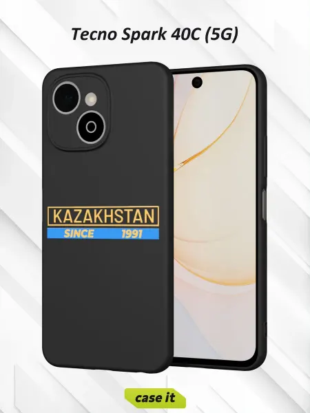 Case it Чехол на Tecno Spark 40C (5G) Флаг Республики Казахстан