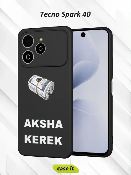 Case it Чехол на Tecno Spark 40с принтом Нужны деньги