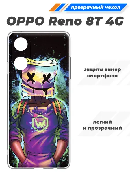SuperPrint Силиконовый чехол на OPPO Reno 8T 4G