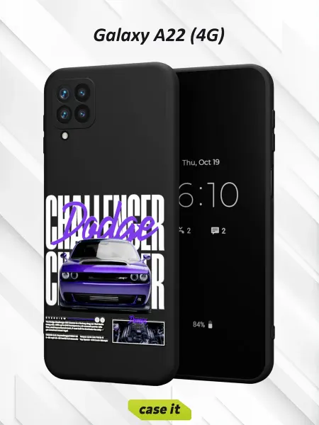 Case it Чехол на Samsung A22 4G с принтом Dodge