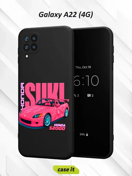Case it Чехол на Samsung A22 4G с принтом Honda