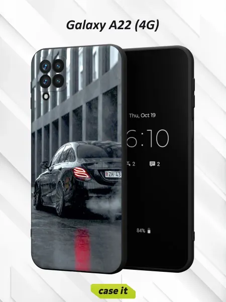 Case it Чехол на Samsung A22 4G с принтом Mercedes